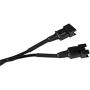 Kingshowstar 2PCS Flexible LED Strip Light and 2 PCS 1 Female to 2 Male Splitter for Motorcycle LED Light Kit