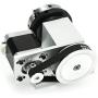 RATTMMOTOR Reducing Ratio 4:1 CNC 4th-axis A-axis Rotation-axis, 4 Jaw K12-65mm Chuck Tip Indexing Head with Nema17 2-Phase 4-Wire Stepper Motor + 54mm Tailstock for CNC Router Engraving Machine