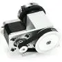 RATTMMOTOR Reducing Ratio 4:1 CNC 4th-axis A-axis Rotation-axis, 4 Jaw K12-65mm Chuck Tip Indexing Head with Nema17 2-Phase 4-Wire Stepper Motor + 54mm Tailstock for CNC Router Engraving Machine