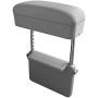 R RUIYA Armrest Box Protector for Universal Auto Car Center Console Armrest Extender General motocars Elbow & Forearm Wrist Rest Support Adjustable Height Comfort Pads (Grey)