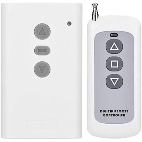 Calvas AC 110V 2 Channel 433MHz Wireless Motor Remote Control Switch Controller Transmitter