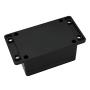 LMioEtool Junction Box Waterproof Dustproof IP65 ABS Plastic Universal Electric Project Enclosure Black with Fixed Ear 3.93