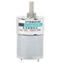 DC 12V High Torque Gear Motor, 37mm Diameter Gearbox & 5.5mm D Shaft Permanent Magnet Reduction Motor, Reversible & Speed Adjustable(300rpm 1.8kg/cm)