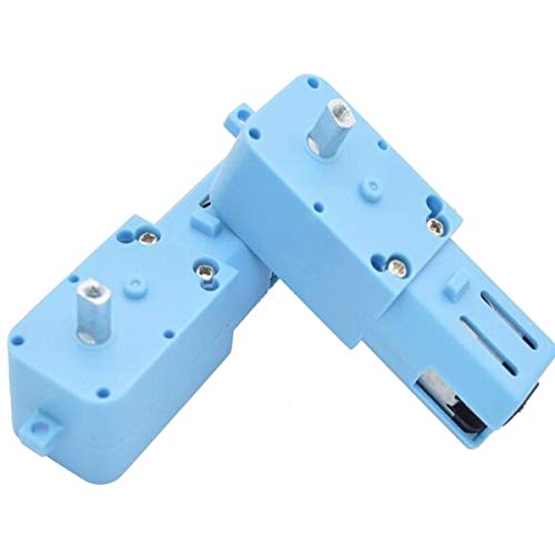 2PCS TT Motor DC3-6V Gear Motor Ratio 1:90 for DIY Smart Car Toys Electric Motor (1:90 biaxial)