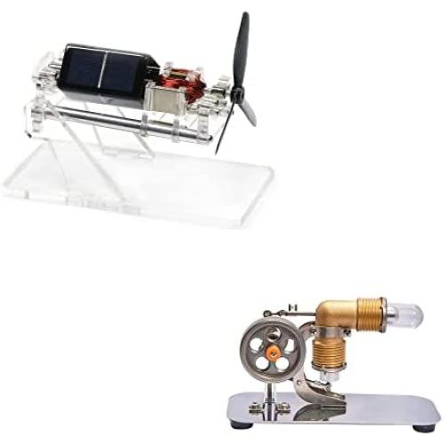 Sunnytech Solar Mendocino Motor Magnetic Levitating Model Mini Hot Air Stirling Engine Motor Model ID01-HA001