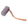 Motor Replacement Brushes, J435A Carbon Brushes Replacement 100Pcs Power Tool Accessories Replacement Kits Parts for 12V/24V Car Electronic Fan Motor