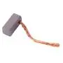 Motor Replacement Brushes, J435A Carbon Brushes Replacement 100Pcs Power Tool Accessories Replacement Kits Parts for 12V/24V Car Electronic Fan Motor