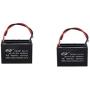 CBB61 2Pcs 20UF Starting Capacitance 450V AC Fan Capacitor CBB Motor Run Capacitor