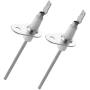 Furnace Flame Sensor Replacement for Goodman 0130F00010 B1172606 B11726-06 - Flame Sensor Igniter Sensing Rod for Goodman Amana Furnace, 2 Pack