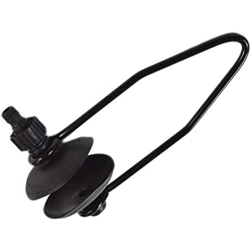 MARINE CITY Universal Motor Flusher Engine Ear Muffs Round Cup Easy Install Durable Strong Outboard Garden Hose Connection Stand for Ship Yacht Marine Boat