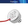 1Pcs Synchronous Motor AC 24V 4-5RPM Turntable Motor CW/CCW Direction 4W TYC-50 Horizontal Hole Shaft,Aicosineg