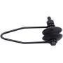 Hoffen Boat Motor Flusher Engine Ear Muffs Outboard Garden Hose Connection (Universal, Round Cup)