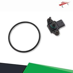 OKAY MOTOR Air Turbo Induction Pipe Rear Duct w/Sensor for 2011-2017 BMW 535i 640i 740i X5 X6 3.0L N55 13717609811