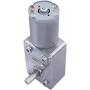 weideer DC 12V 45RPM Turbo Worm Geared Motor High Torque Micro 13mm Shaft Geared Motor with Screws JGY370-1245