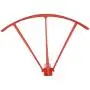 Upgraded Spare Parts Replacement for Syma X5UW X5UC RC Quadcopter Helicopter Copter Toy Motor Three-Blade 3 Blades Propellers Propeller Protectors Blades Frame Landing Skid Included Screws Set (Red)
