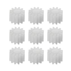 Othmro 10pcs Plastic Gears 12 Teeth Model 123A Reduction Gear Plastic Worm Gears for RC Car Robot Motor