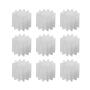 Othmro 10pcs Plastic Gears 12 Teeth Model 123A Reduction Gear Plastic Worm Gears for RC Car Robot Motor