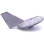 Boat Motor 6J9-45371-00 6J9-45371-01 6K1-45371-02 Trim Tab Skeg Anode for Yamaha Outboard Engine 115HP 150HP 175HP 200HP, fits Sierra 18-6035