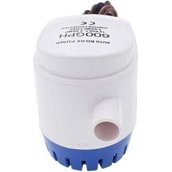 Sanuke Automatic Bilge Pump 12V 1100GPH Submersible Bilge Water Pump with Float Switch Auto Electric Motor Boat Accessories