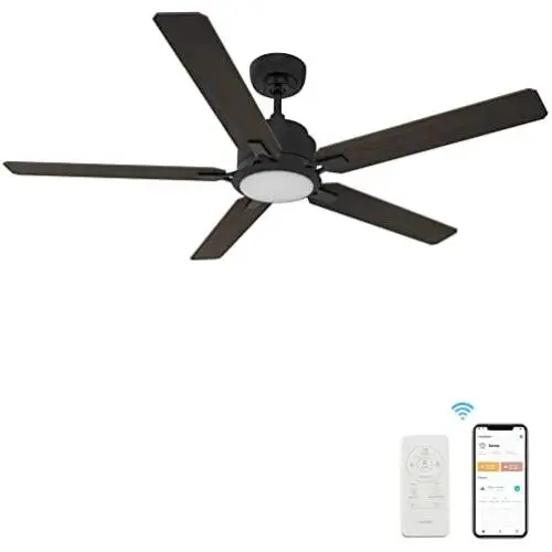 Smart Ceiling Fan with Lights, Indoor & Outdoor Ceiling Fan with Remote, 10 Speeds Smart Ceiling Fan Compatible with Alexa, Siri & Google, 52 Inch Modern Ceiling Fan with DC Motor, Black Ceiling Fan Smart Ceiling Fan with Lights, Indoor & Outdoor Ceiling Fan with Remote, 10 Speeds Smart Ceiling Fan Compatible with Alexa, Siri & Google, 52 Inch Modern Ceiling Fan with DC Motor, Black Ceiling Fan