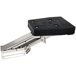 316 Stainless Steel OutBoard Engine Support Heavy Duty with Black Mounting Plate Up to 7.5-10hp for 2 Stroke Engine