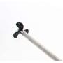 Jutagoss Drive Shaft Fit for 4mm Motor Shaft Propeller and Universal Joint for RC Boat,300mm Shaft Length,250mm Sleeve Length,36mm Dia Propeller 1PCS