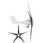 1600W Windmill Generator 5 Blade Small Wind Turbines Kit Industrial Energy Equipment (Black 24V)