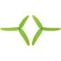 Upgraded Propellers Three Blades Main Blade Propeller Motors with Metal Gears for Hubsan H502E H502S Drone Replacement CCW CW RC Quadcopter Spare Parts Set (Green)