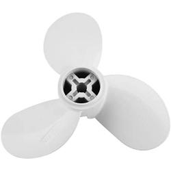 Suuonee Boat Motor Propeller, 7 1/4 5-A 3 Blades Aluminum Boat Propeller Outboard Motor for Hangkai 3.5HP