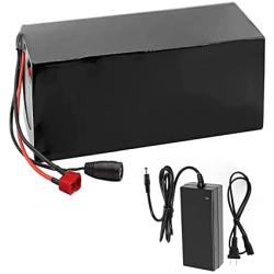 Jieoto 48V 20Ah E-Bike Lithium Battery Pack 13S 8P 20000mAh Li-ion Battery with Charger Suitable for Motors Within 1200W Fit for Electric Scooter Electric Motorcycle Electric Tricycle