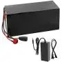 Jieoto 48V 20Ah E-Bike Lithium Battery Pack 13S 8P 20000mAh Li-ion Battery with Charger Suitable for Motors Within 1200W Fit for Electric Scooter Electric Motorcycle Electric Tricycle