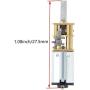 Fielect DC 3V 5RPM Mini Metal Gearwheel Micro Speed Reduction Motor Mini Gear Box Motor GA12-N20