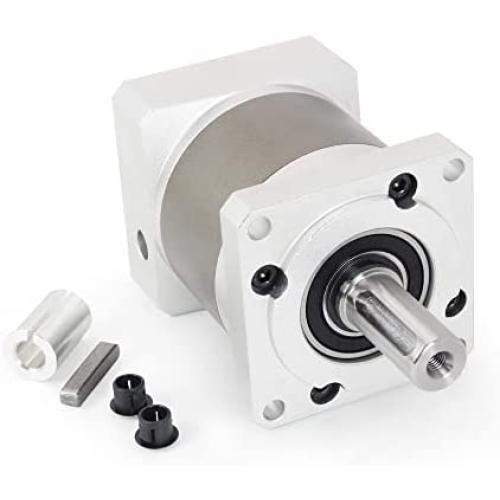 Nema23 Stepper Motor Planetary Gearbox Speed Reducer 7 arc-min for 8mm Shaft 57mm Motor 3000rpm Gear Reducer Ratio 50:1 IP65 for CNC Router Benchtop Lathe Machine/3D Printer (50:1)