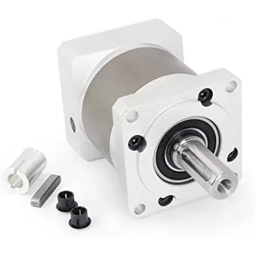 Nema23 Stepper Motor Planetary Gearbox Speed Reducer 7 arc-min for 8mm Shaft 57mm Motor 3000rpm Gear Reducer Ratio 50:1 IP65 for CNC Router Benchtop Lathe Machine/3D Printer (50:1)