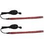 Kingshowstar 2PCS 8inch 12 LED Multi-Color Flexible Strip Accent Lights 5050 SMD Flex RGB for Motorcycle ,ATV,Car ,