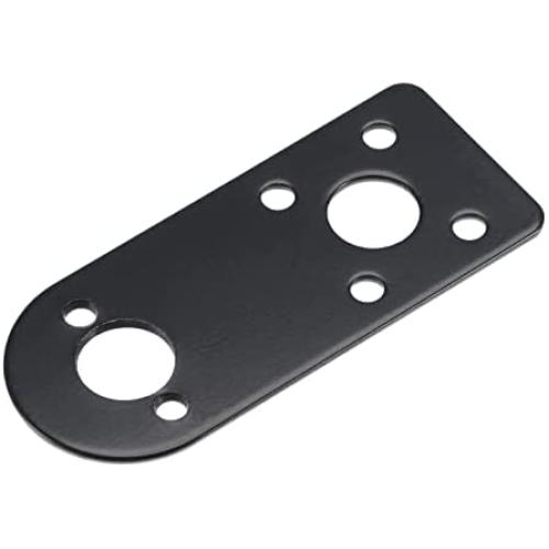 MECCANIXITY Motor Mounting Bracket Motor Mounting Holder Base 61x26mm Black Steel for Motor