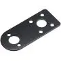MECCANIXITY Motor Mounting Bracket Motor Mounting Holder Base 61x26mm Black Steel for Motor