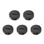 Heyiarbeit Carbon Brush Holder Caps 20mm O.D. 7mm Thickness Electric Motor Brush Cover Plastic Fitting Thread Black 5pcs