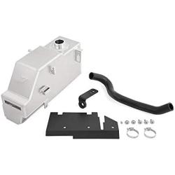 Mishimoto MMRT-F2D-11PN Aluminum Degas Tank, Compatible With Ford 6.7L Powerstroke 2011-2019, Natural