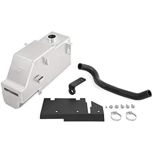 Mishimoto MMRT-F2D-11PN Aluminum Degas Tank, Compatible With Ford 6.7L Powerstroke 2011-2019, Natural