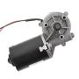 Fielect DC 24V 100RPM Reversible Worm Geared Motor High Torque Electric Gear Motor Turbine Worm Gear Box Reduction Motor, Left Shaft GW6280