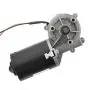 Fielect DC 24V 100RPM Reversible Worm Geared Motor High Torque Electric Gear Motor Turbine Worm Gear Box Reduction Motor, Left Shaft GW6280