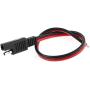 DGZZI 14AWG SAE Extension Cable 30cm/ 1ft 2 Pin DC Power SAE Single Plug Quick Disconnect SAE Power Automotive Extension Cable for Motorcycle, Car, Tractor Solar Panel