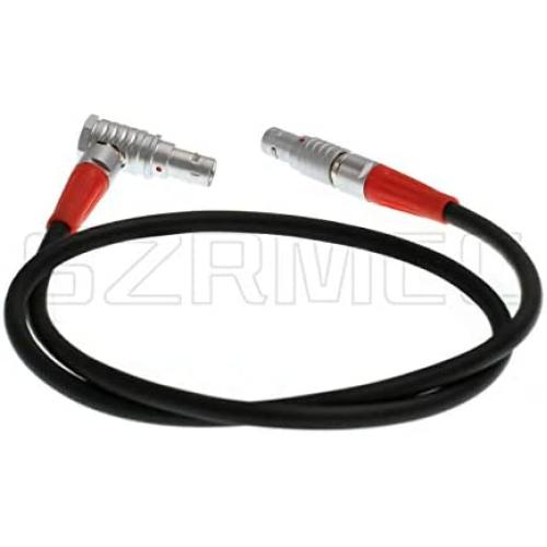 SZRMCC 0B 4 Pin Male to Right Angle 0B 4 Pin Male Cforce Lens Motor Cable for ARRI LBUS FIZ MDR Wireless Focus
