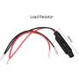 2 Pcs 10W LED Light Load Resistor In-line Motorcycle Resistors LED Turn Signal Indicator Fix Error Flash Controller