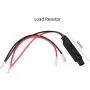 2 Pcs 10W LED Light Load Resistor In-line Motorcycle Resistors LED Turn Signal Indicator Fix Error Flash Controller