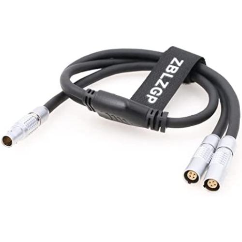 ZBLZGP Breakout Splitter Cable for ARRI LBUS CForce Motor 4 Pin Male to Dual 4 Pin Female