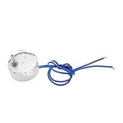 Fielect Synchronous Motor AC 110V 30RPM Synchron Motor Turntable Motor CW Direction 4W TYC-50 Double Flat Tapping Shaft