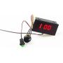 KNACRO 6V 12V 24V Digital Display LED DC Motor Speed Controller PWM Stepless Speed Control Switch HHO Driver - Black CCM5D