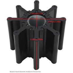 BODAO 47-862232A2 Boat Engine Water Pump Impeller for Mercruiser Ⅴ6& Ⅴ8 Outboard Motor